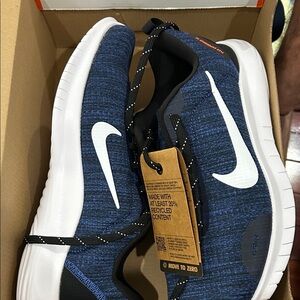 Nike Blue and White Training Sneakers
